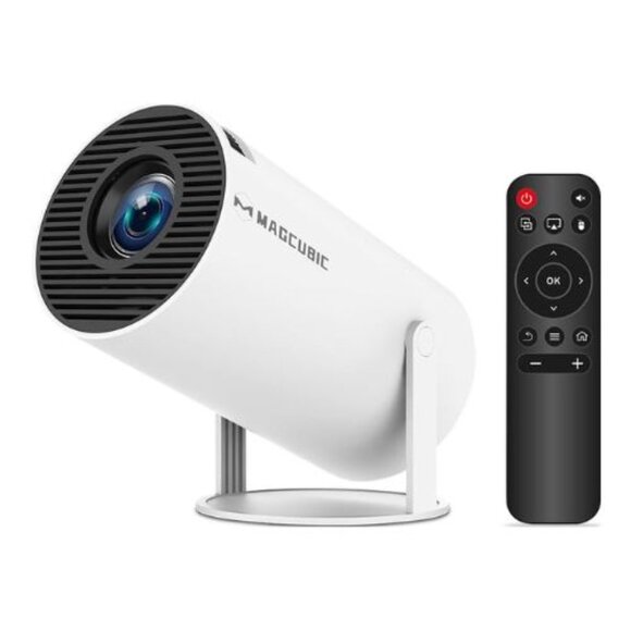 Mini Portable Projector – 4K/1080P Support, WiFi 6 & Bluetooth 5.4 New Open Box - Picture 1 of 5